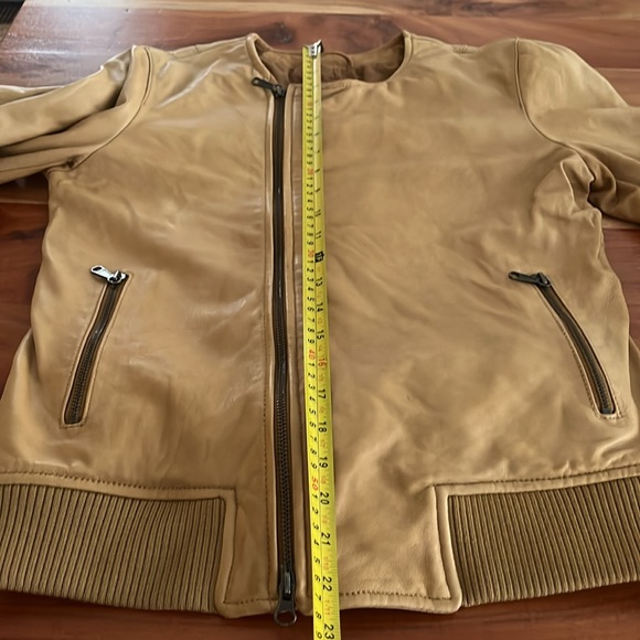 Gap Retro Look Soft Leather Jacket sz medium - Picture 13 of 14
